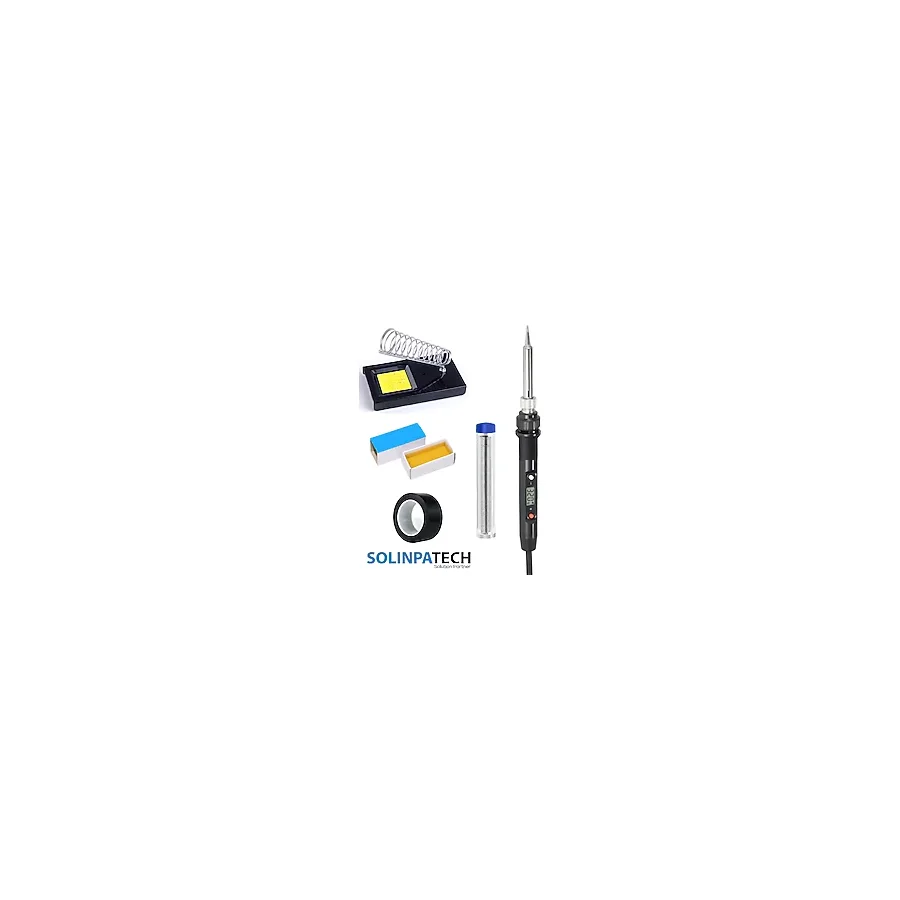 80w Lcd Ekranlı Isı Ayarlı Kalem Havya Sıcaklık Ayarlanabilir Lehim Makinası Lehim Stand Bant Pasta