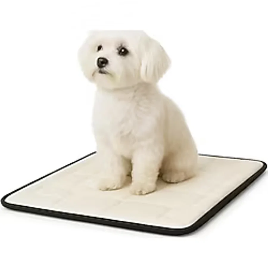 80x45 cm Ortopedik Küçük Köpek Yatağı Yumuşak Peluş, Kaymaz Taban, Yıkanabilir, Destekleyici Süngerli Minder - Evcil Hayvan Konfor Yatağı