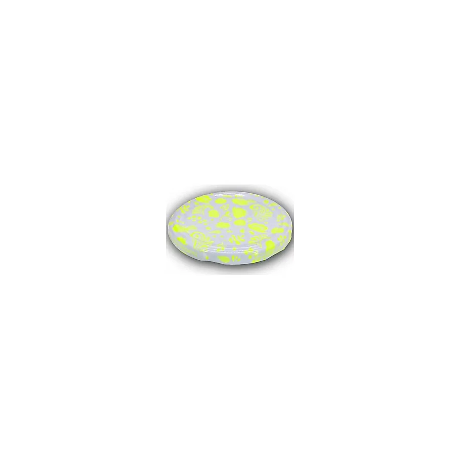 82 Mm Kavanoz Kapağı Sarı Desenli ( 1 Adet Fiyatıdır)