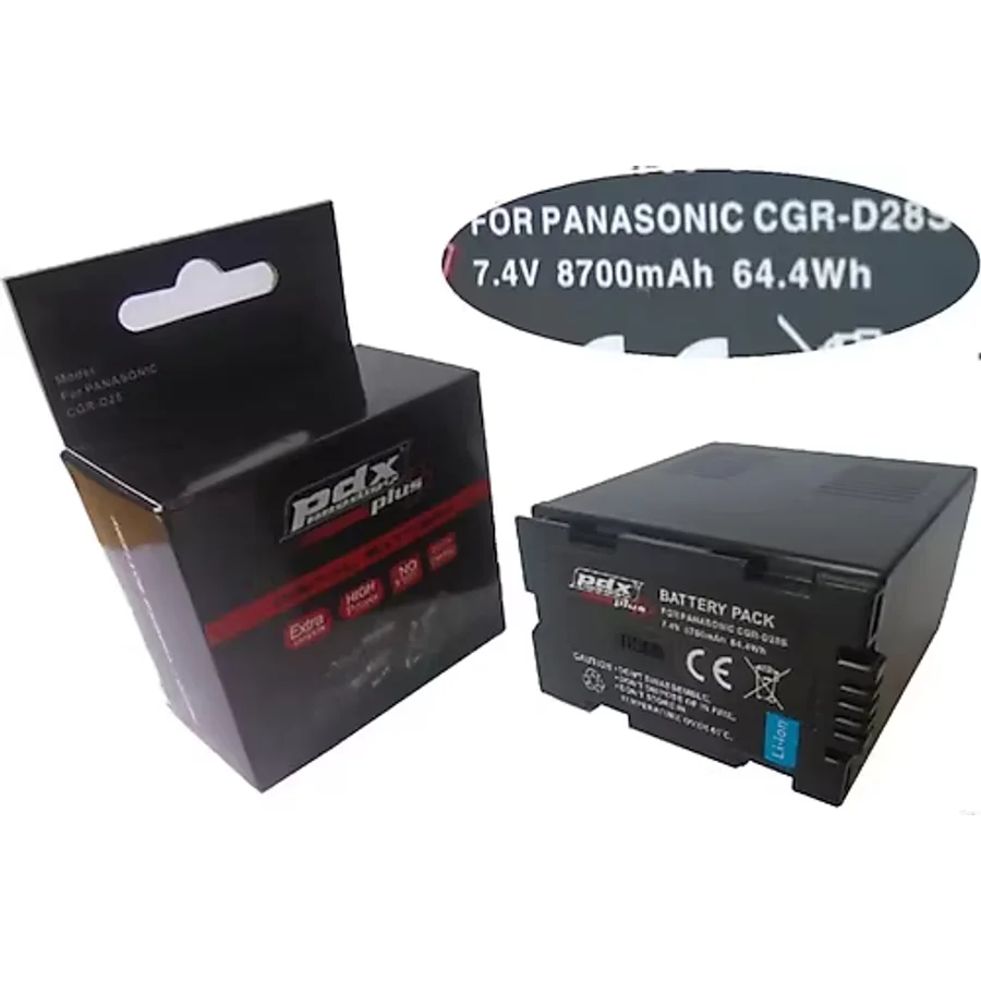 8700mAh, Panasonic MDH3 Kamera Lion Batarya