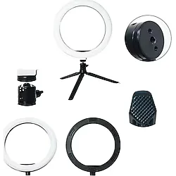 8inç 20cm Youtube Instagram Tiktok Selfie Stüdyo Video Fotoğraf Ring Light Tripod Led Halk