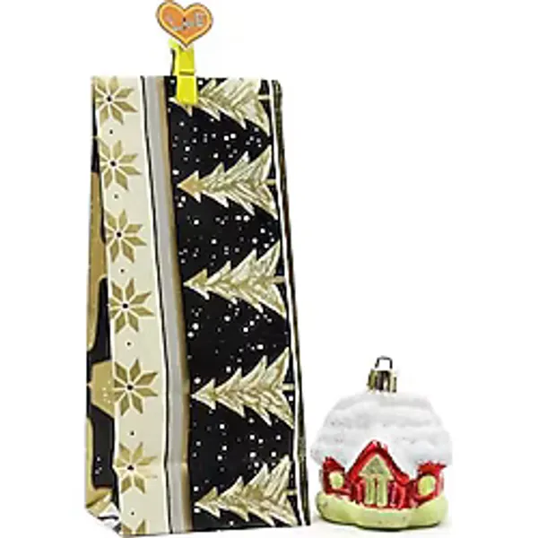 8x20 Yılbaşı Temalı Hediyelik Kese Kağıdı (10'lu Paket)
