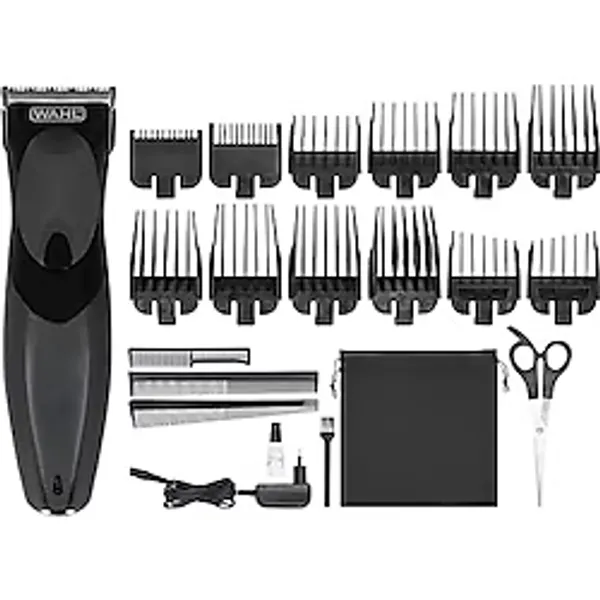 9639 - 816 Haircut & Beard Saç Ve Sakal Kesim Traş Makinesi, Pil Ve Şebeke Güçlü Motor, Paslanmaz Çelik Bıçak, İnce Tasarım, 10 Takma Tarak, Şarj Edilebilir, 60 Dakika Çalışma Süresi