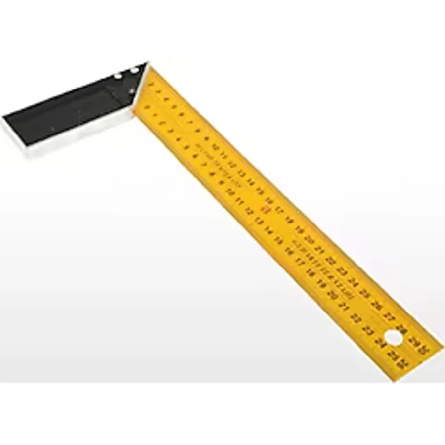 A 0411 Sarı Marangoz Gönyesi 250 mm - 25 cm Geniş