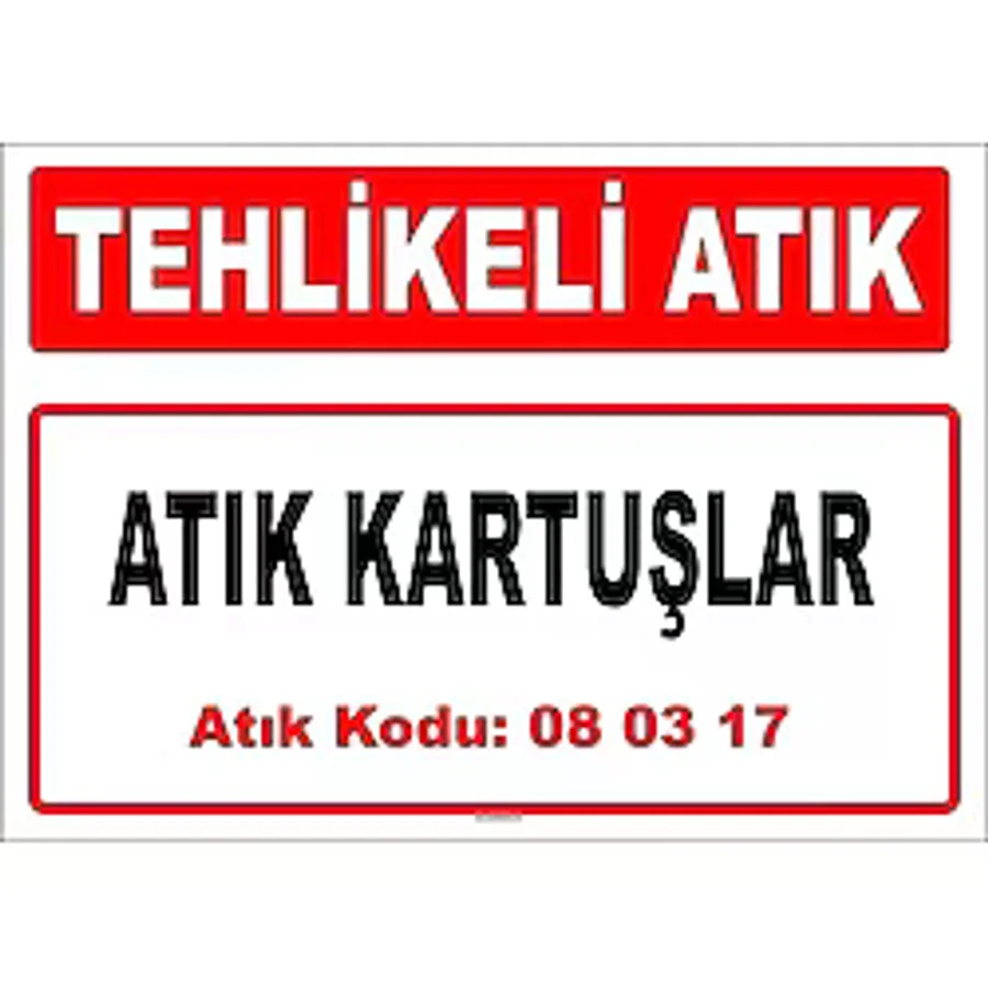 A 080317-2 - Atık Kartuşlar