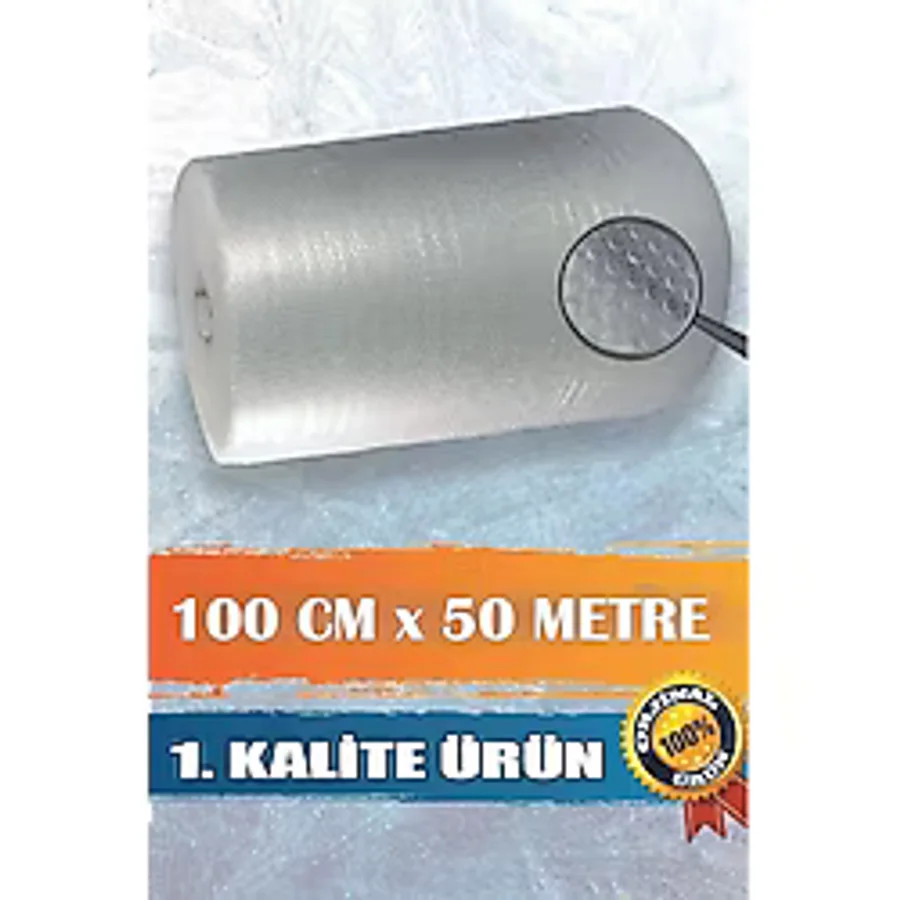A Kalite Balonlu Eşya Koruma Naylon Patpat 100Cmx 50 M Pat Pat - Ambalaj Pıtpıt 50 M2 30Gr