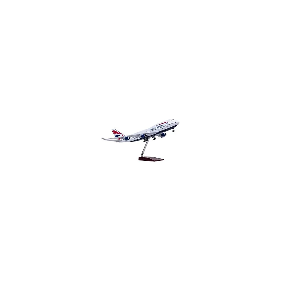Aac Hediyelik Maket Uçak British Jb747 1:160 Ölçek 47 Cm Koleksiyonluk Dekoratif Obje
