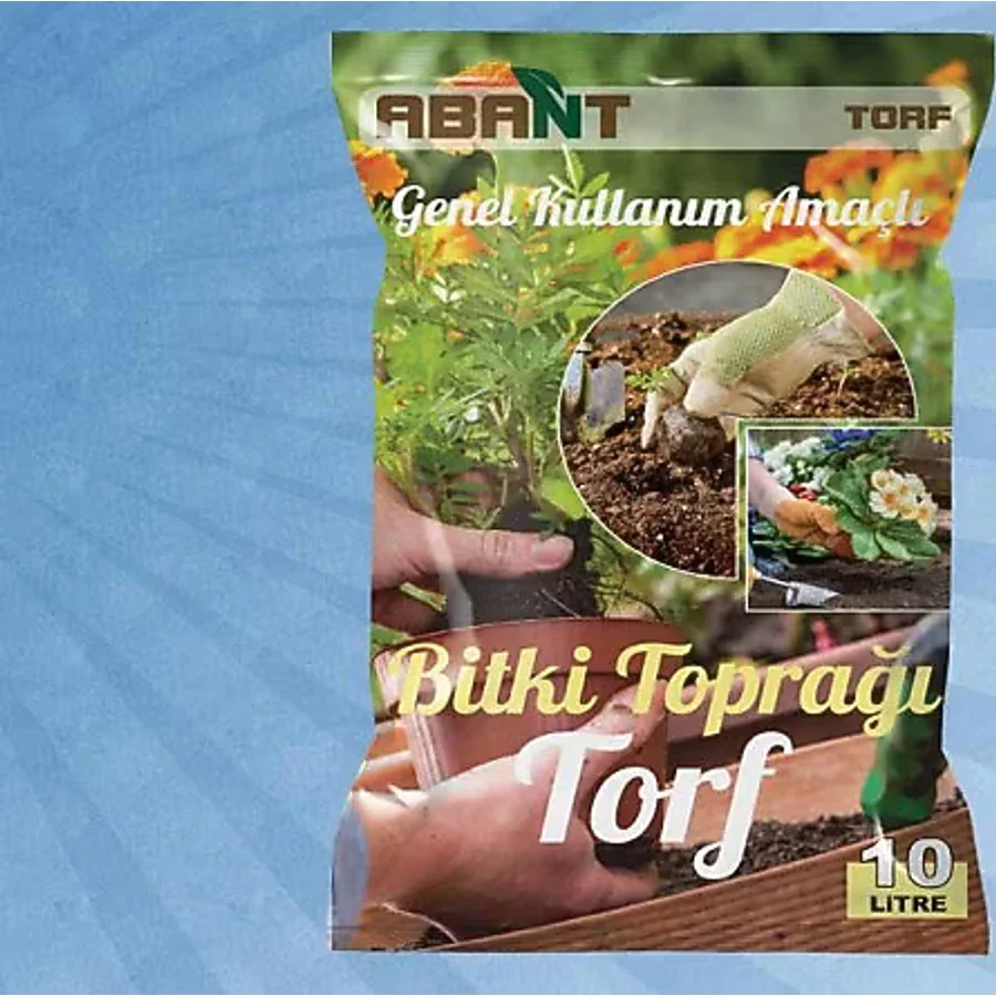 Abant 31X50 Cm 10 Lt Çiçek Toprağı Torf