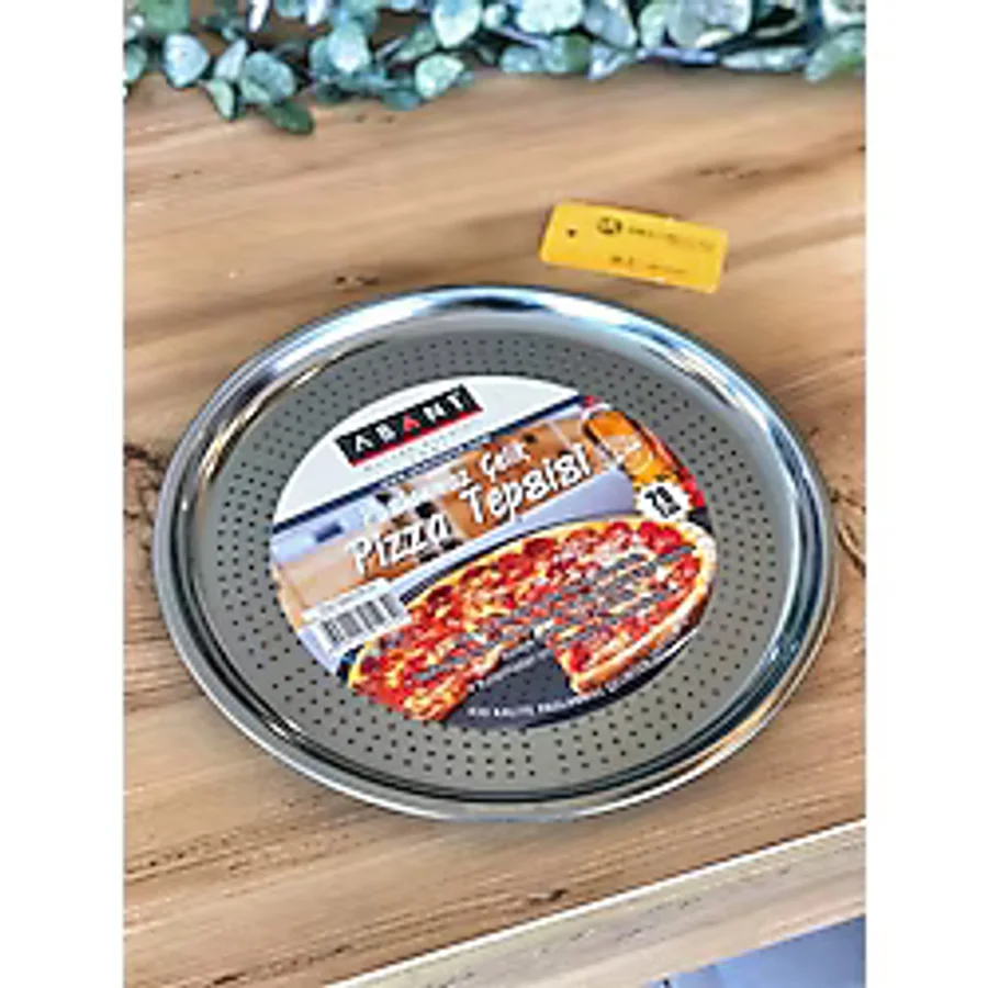 Abant Paslanmaz Çelik Pizza Tepsisi 28 CM