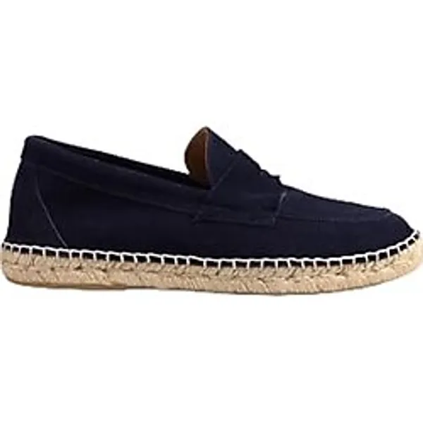 Abarca Lacivert Erkek Deri Espadril MOCASIN