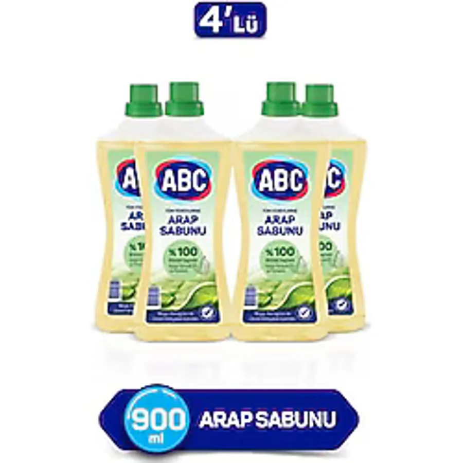 ABC Arap Sabunu 900 ml 4'lü