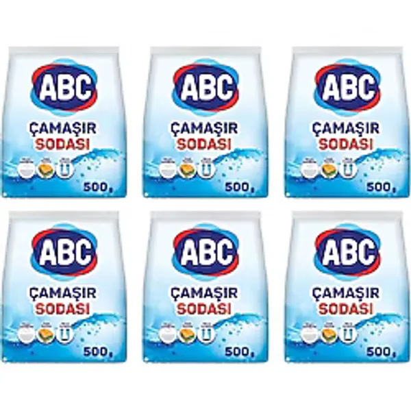 ABC Çamaşır Sodası Toz Deterjanı - 3 kg, 50 Yıkama, Standart Aroma, Beyaz ve Renkli Çamaşırlar İçin Renk Koruma ve Derinlemesine Temizlik