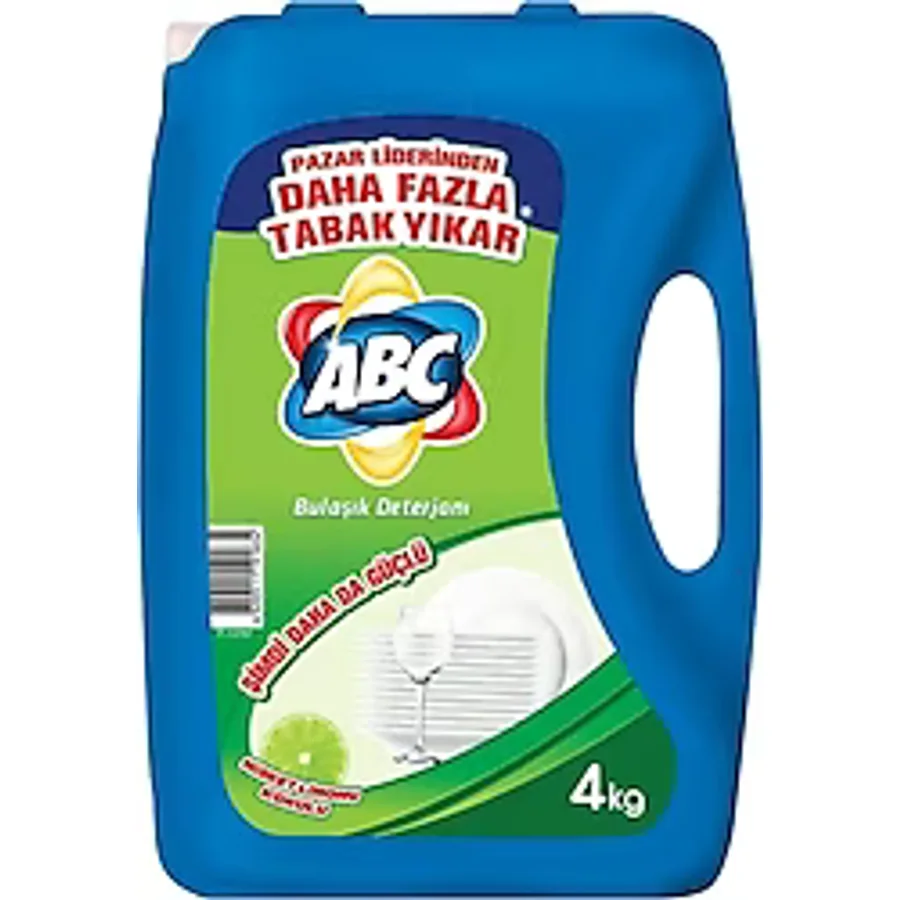 ABC Misket Limonu 4 kg Sıvı Bulaşık Deterjanı