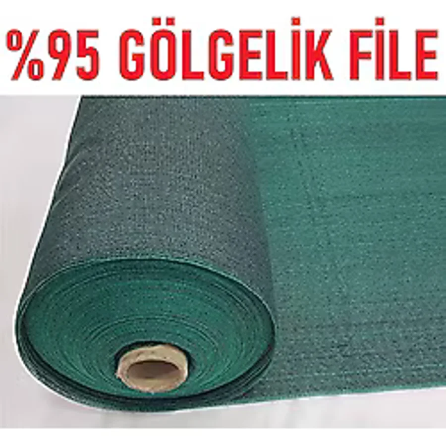 Abdioğulları 95 Gölgelik File 1M X 5M Bahçe Çit Örtüsü Meyve Ağacı Örtüsü