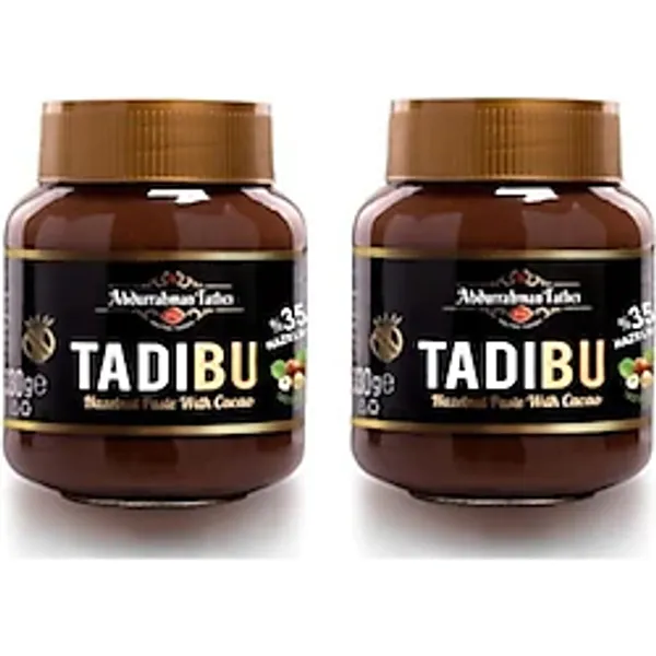 Abdurrahman Tatlıcı Tadıbu Kakaolu Fındık Ezmesi 330 gr 2'li