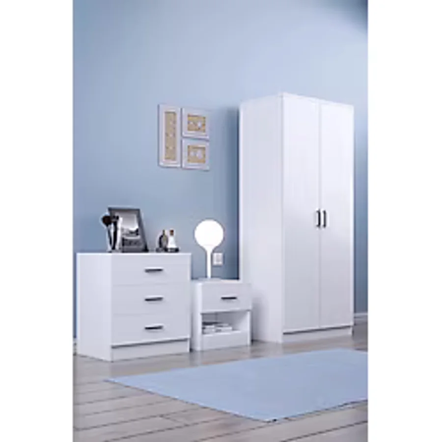 Abete 2 Kapili Gardirop +1 Çekmeceli Komodin +3 Çekmeçeli Şifoniyer/atlantik Çam