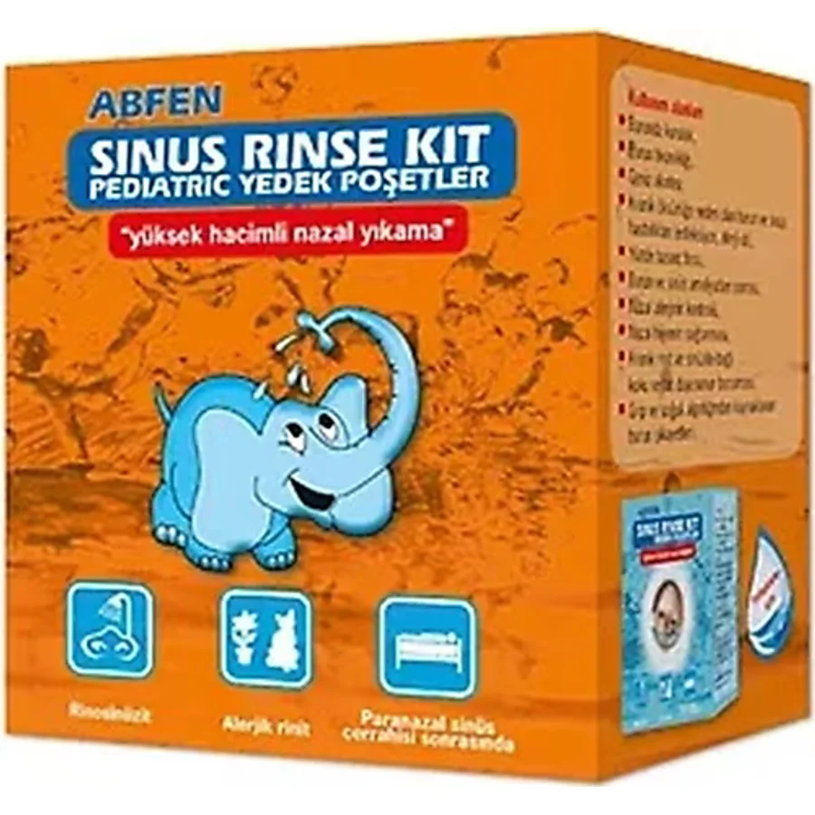 Abfen Sinus Rinse Kit Pediatric Yedek Poşetler