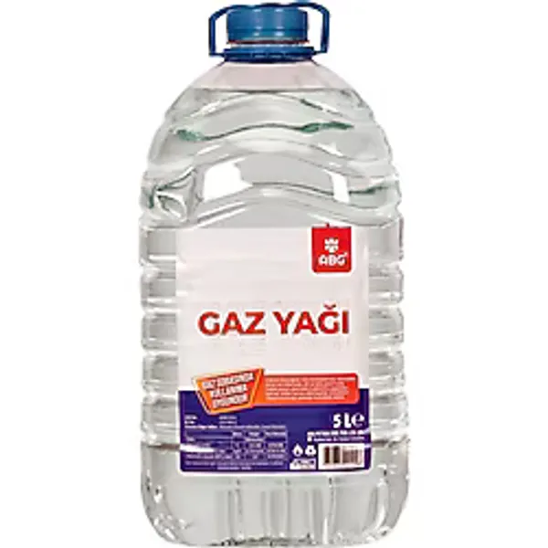 ABG Gaz Yağı 5 lt Çok Amaçlı Kullanım için Güvenli Kapaklı Pratik Ambalaj