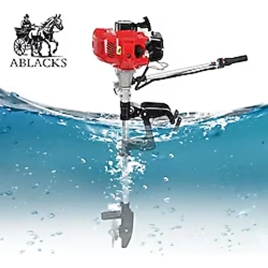 Ablacks Dıştan Takmalı Benzinli Tekne Motoru Turuncu