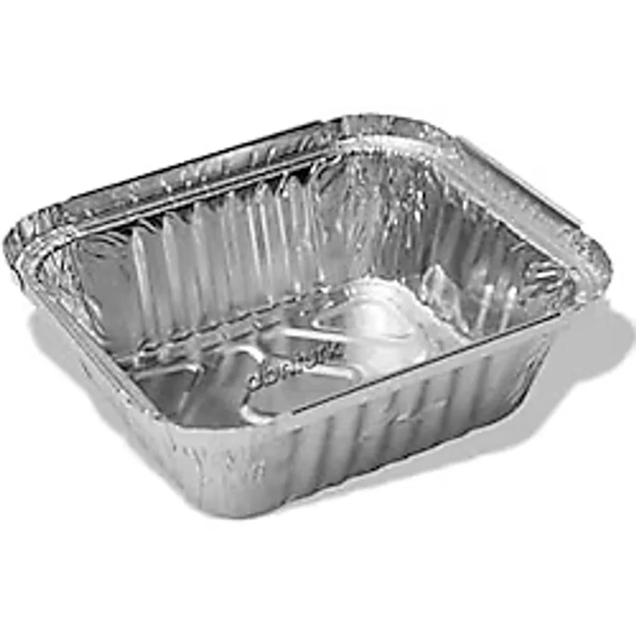 abnturk 50 Adet Alüminyum Folyo Yemek Kabı 350-500Gr Hacim Kap-Kase Yüksek Soğuk+Isıya Dayanan Fırına Uygun, 350-50-abn110524