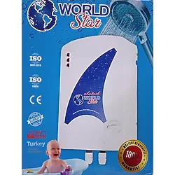 abnturk Dünyanın Eniyi Banyo Şofbeni 9 Emniyet Tasarruf World Star Şohben 3 Yıl Garantli Büyükboy Su Isıtıcı
