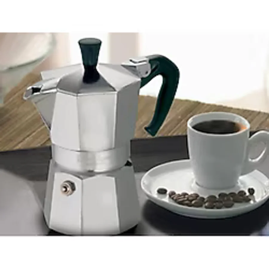 abnturk Moca PotYüksek Kaliteli Metal Espresso Makinesi