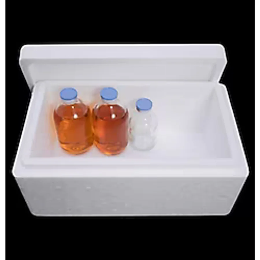 abnturk Sıcak Soğuk Korumalı Strafor Köpük Kutu 2kg Hacimli 27x17x16cm izoleli TermosKap Soğuk Zincir Kolisi