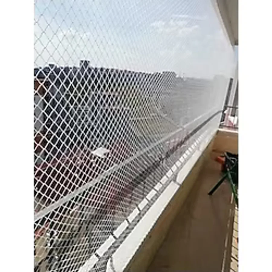 Aca Balkon Filesi Ağı 3X5METRE 15M2 Kuş Kedi Koruma Ağı - 25mm göz aralık - 3x5 metre