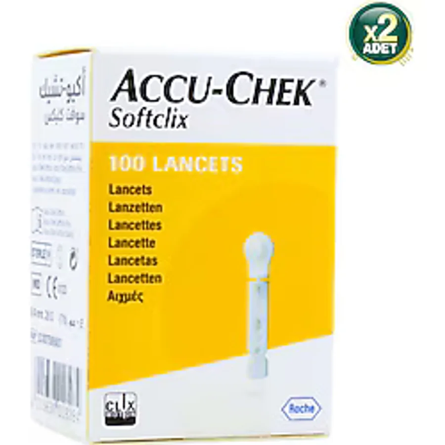 Accu-Chek Softclix Lancets 100'LÜ 2 Adet
