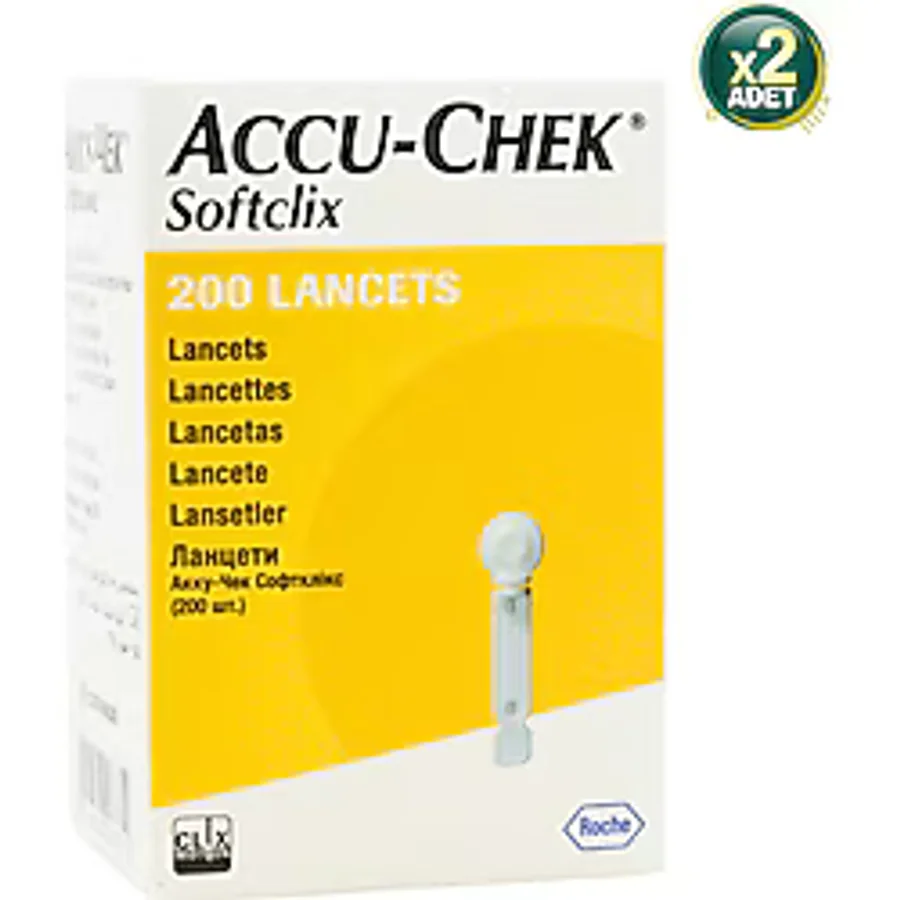 Accu-Chek Softclix Lancets 200 Iğne 2 Adet