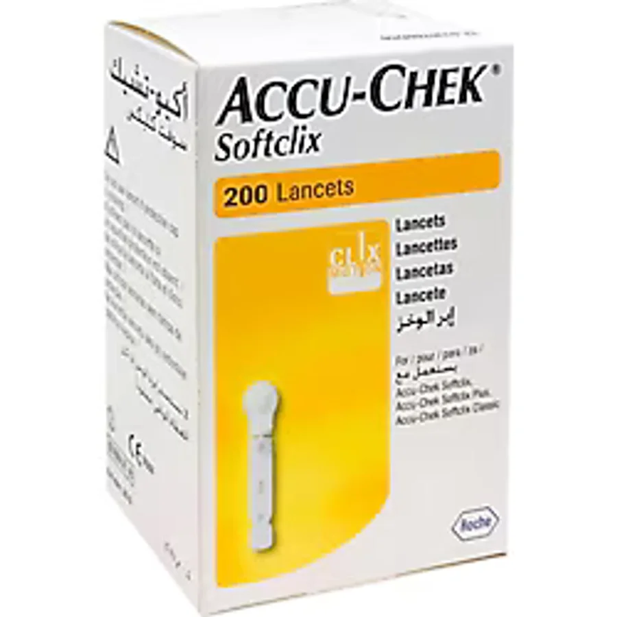 Accu Chek Softclix Parmak Delme Kalem İğnesi Lanset 200Lü