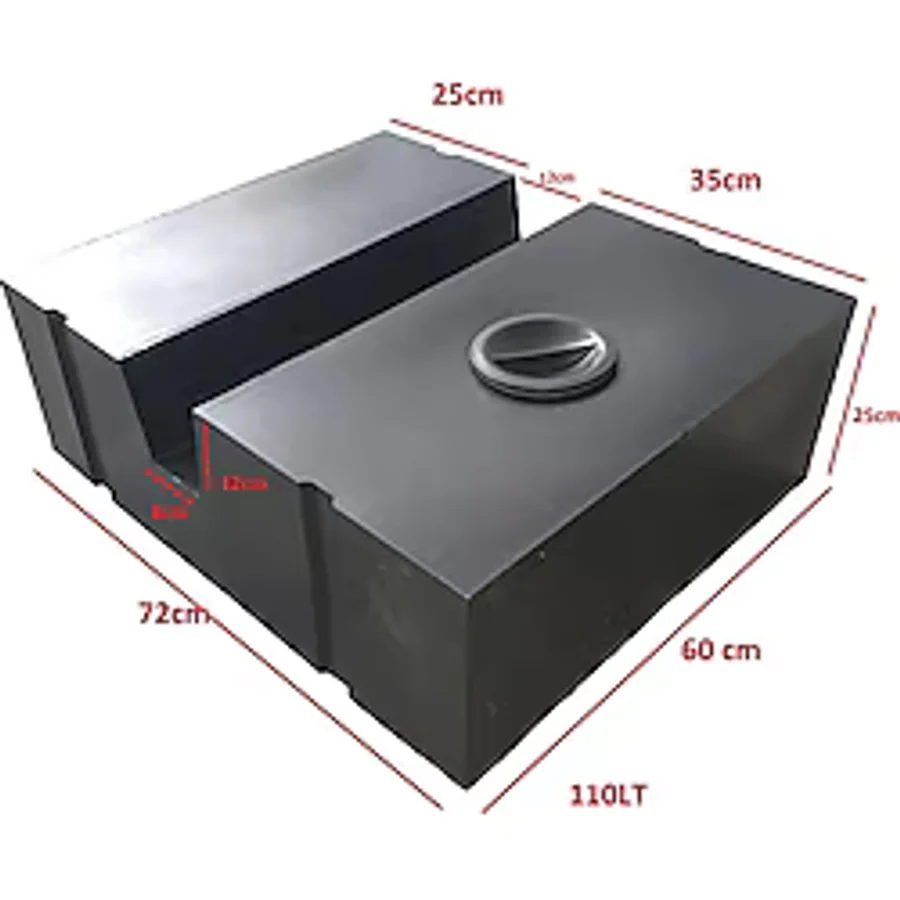 Ace Camp Karavan Su Deposu 110 L Siyah