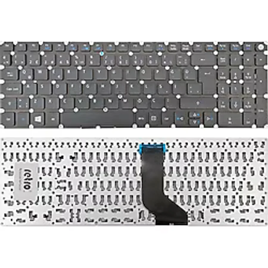 Acer Aspire 3 A315-51 ile Uyumlu Notebook Klavye - Siyah - TR