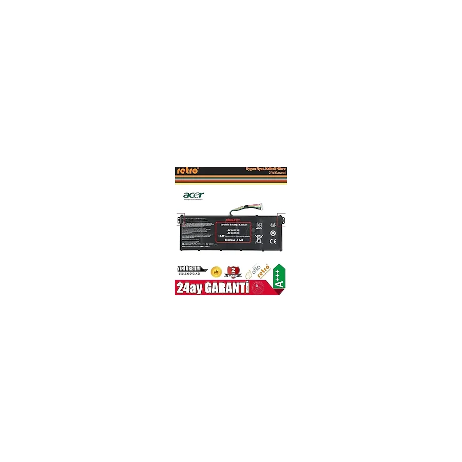 Acer Aspire 3 A315-59-59AY Uyumlu Notebook Bataryası, Laptop Pili