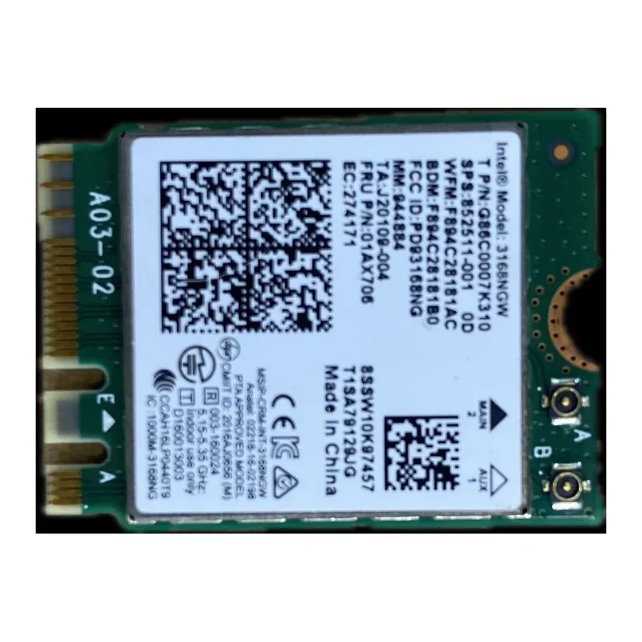 Acer Aspire E5-576 Wireless Kart u0131 Board 2.EL