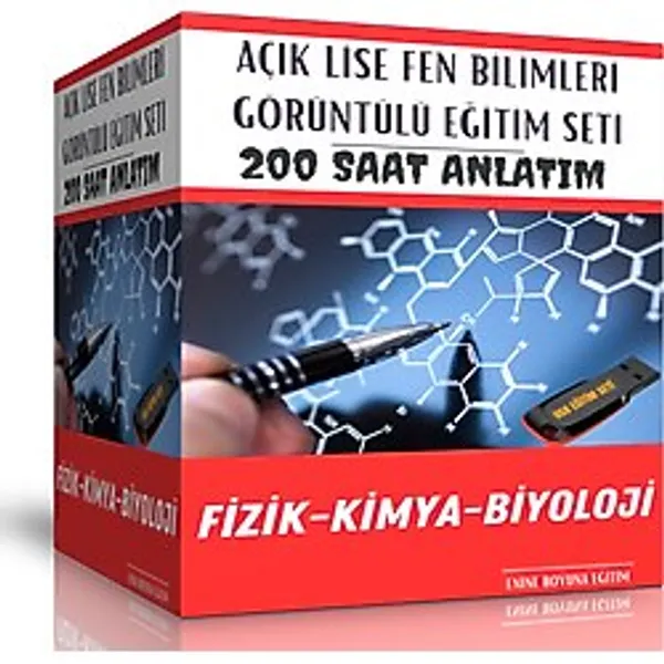 Açık Lise Fen Bilimleri Tüm Dersler Görüntülü Eğitim Seti - Enine Boyuna Eğitim