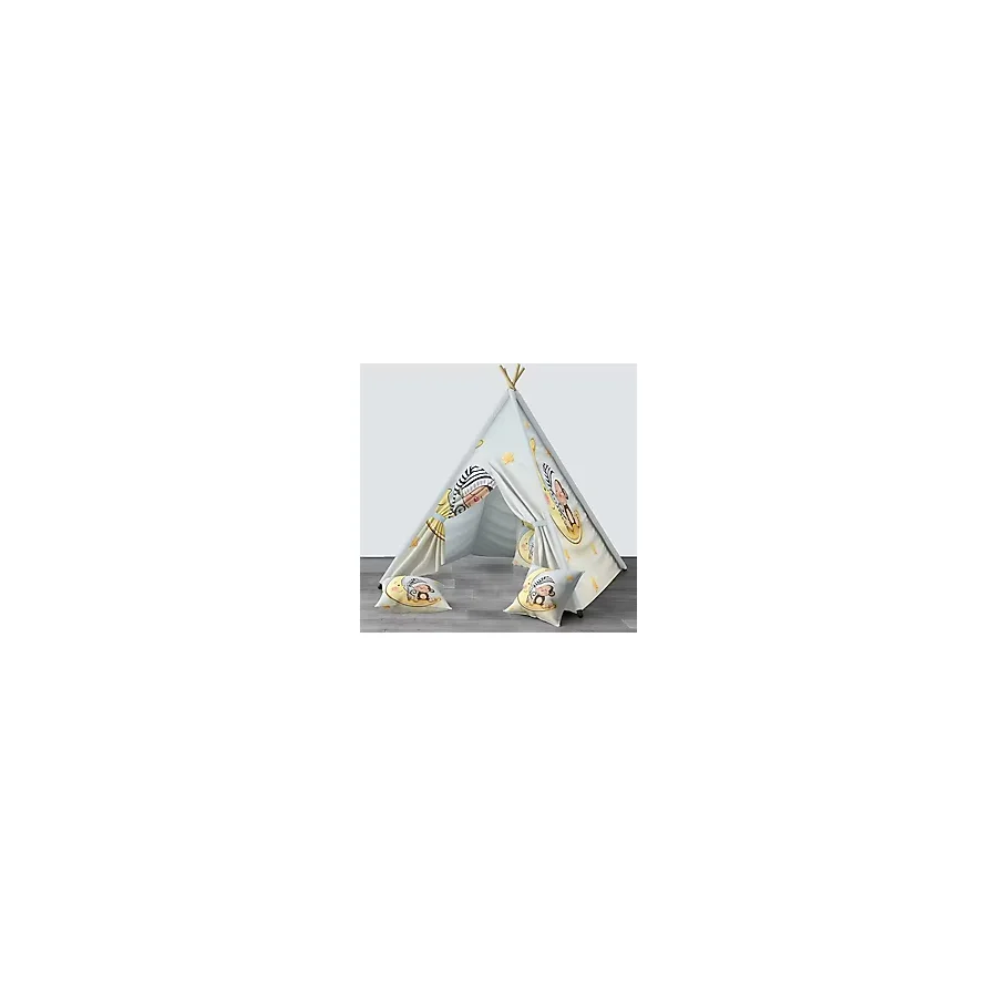Açık Mavi Bebek, Çocuk Odası Minderli/Mindersiz Oyun Evi, Çadırı Model 0315