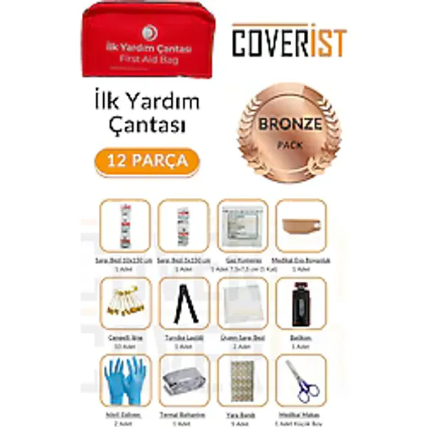 Acil Durum Ve İlk Yardım Seti - İlk Yardım Çantası Bronze Pack