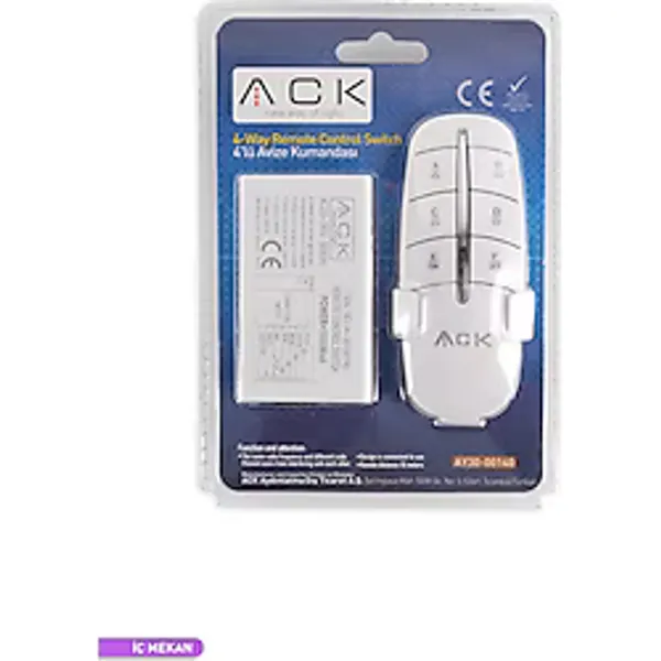 Ack 4 Lü Avize Kumandası 220V 200W-1000W - tok