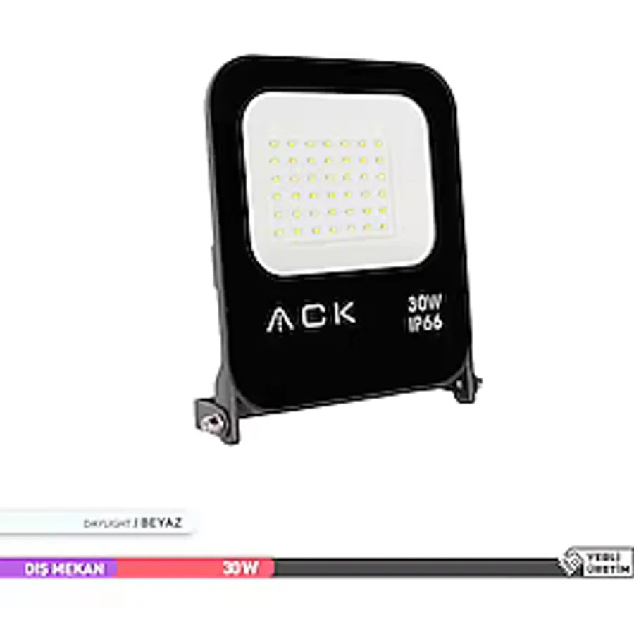 Ack AT62-03032 30W 6500K Beyaz Led Projektör