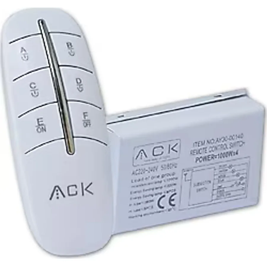ACK AY30-00160 220V 6'lı Avize Kumandası