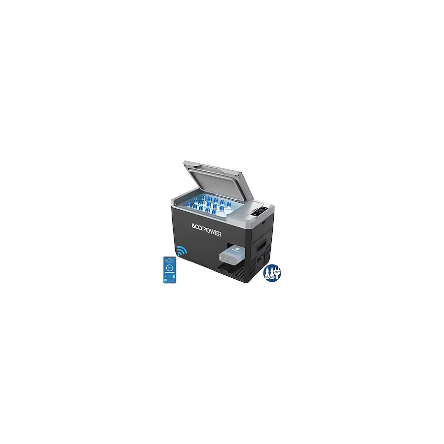 Acopower V28 12-24-220 V 28 lt Aküsüz Kompresörlü Araç Buzdolabı