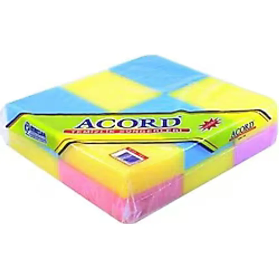 Acord 12'li Renkli Temizlik Süngeri