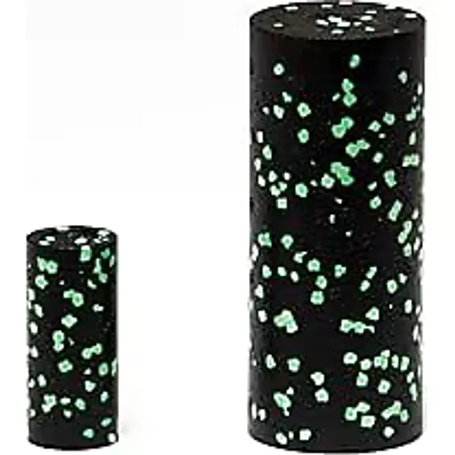 Actifoam 2'li Set Mini ve Mikro Foam Roller (Siyah + Yeşil)