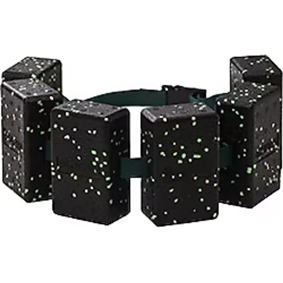 Actifoam Aqua Belt Swimming Belt Yüzme Kemeri Havuz Deniz Batmaz Kemer (Siyah + Yeşil)