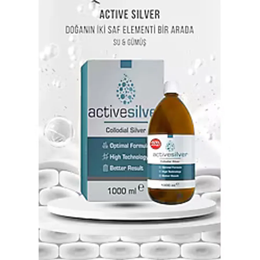 ACTİVE SİLVER Gümüş Suyu 150ppm Ağız Bakım 1000ml