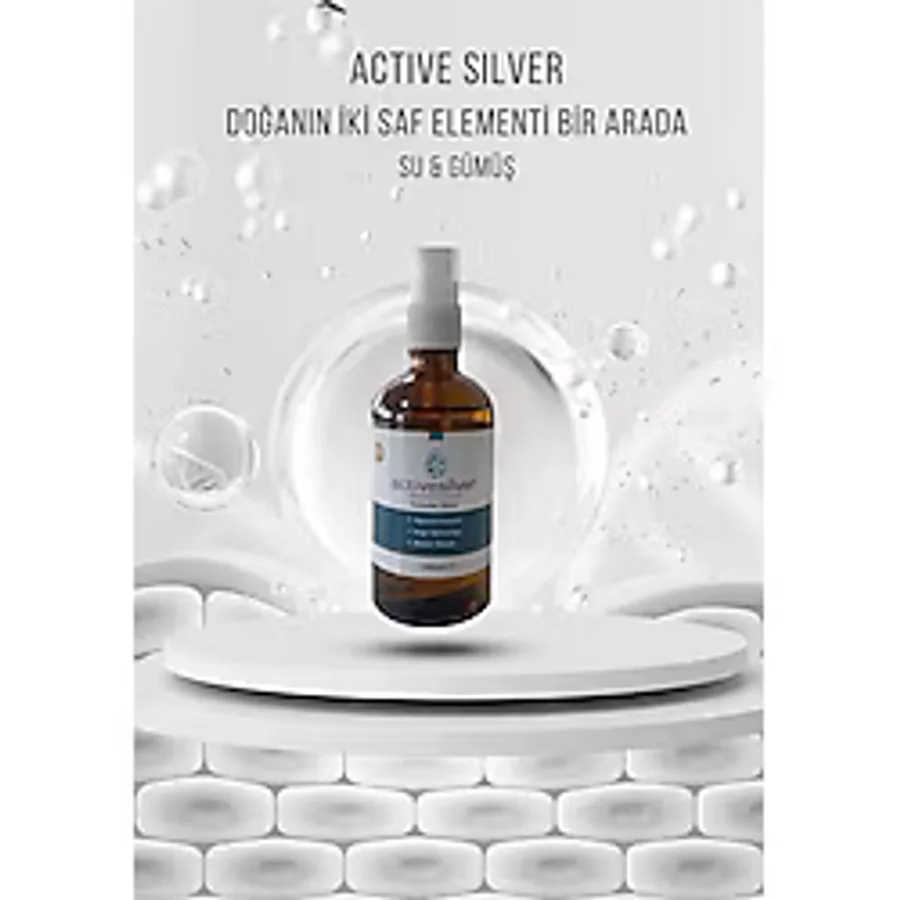 ACTİVE SİLVER Kolloidal Gümüş Suyu 100ml Sprey