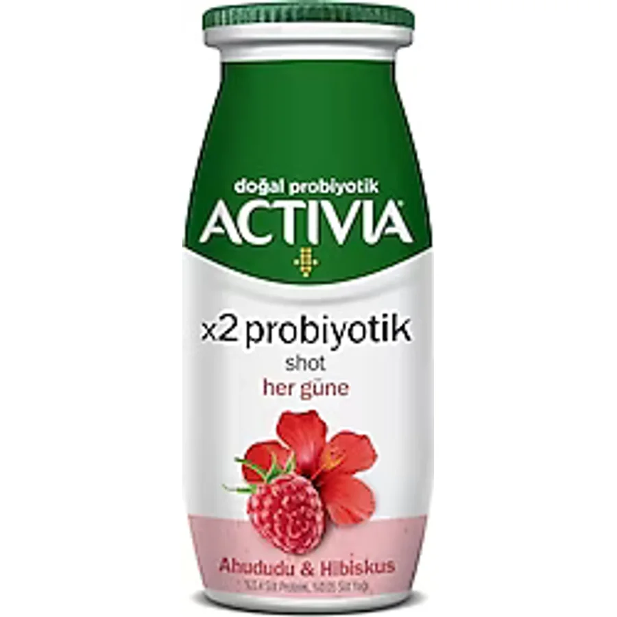 Activia Ahududu ve Hibiskuslu Shot 80 ml