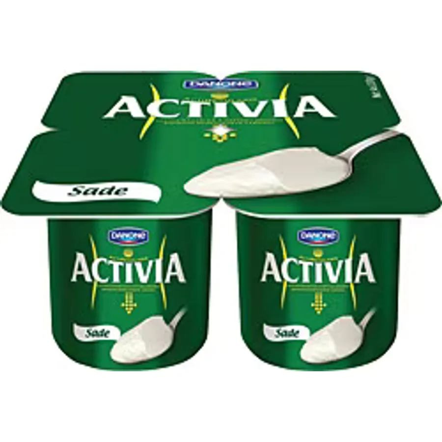 Activia Doğal Sade Probiyotik Yoğurt 4x100 gr