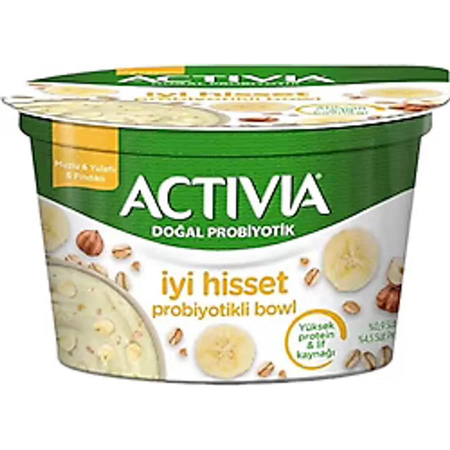 Activia Muzlu Yulaflı Fındıklı Probiyotikli Bowl 150 gr